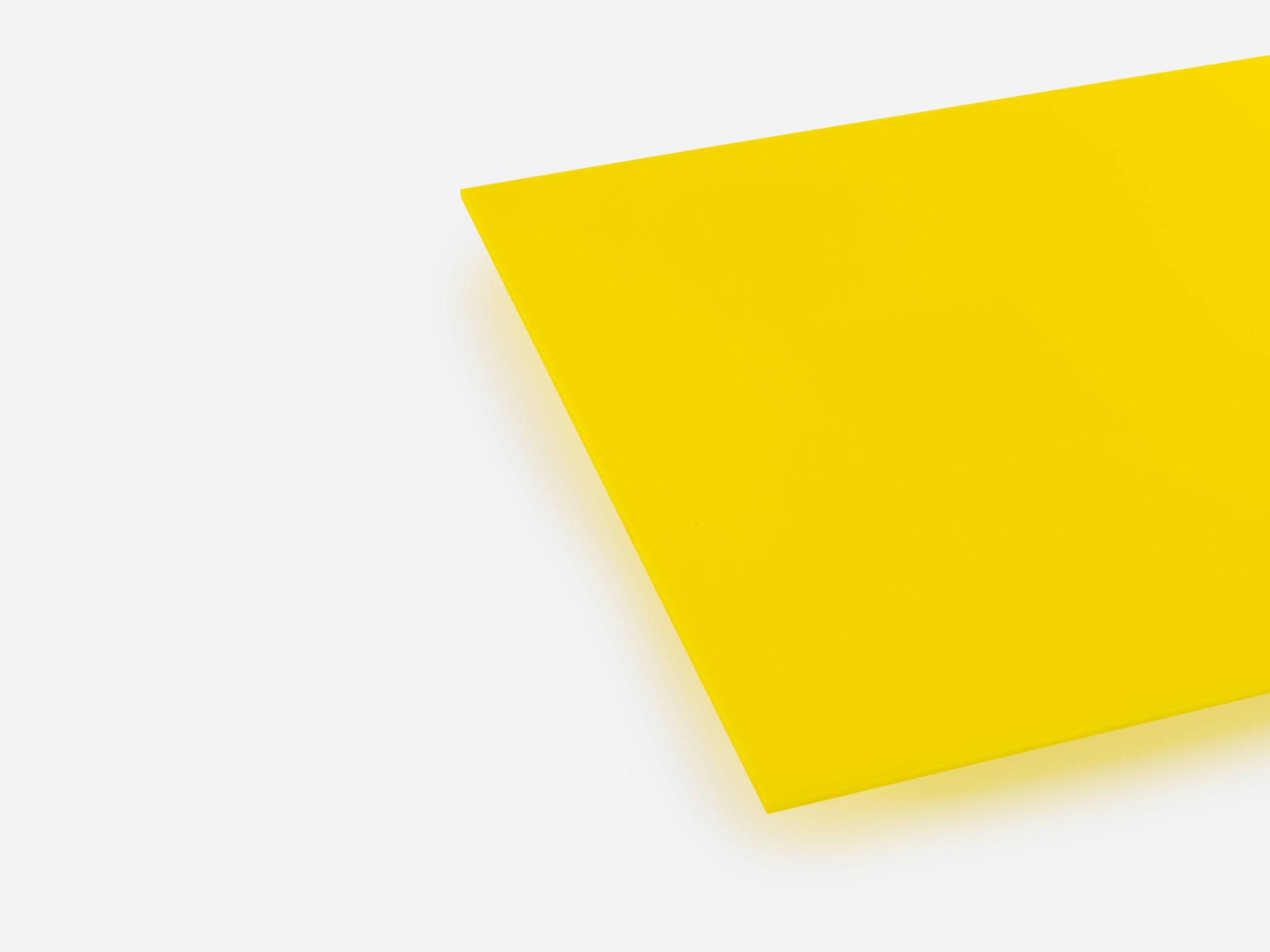 Yellow 2037 Opaque Acrylic Sheet