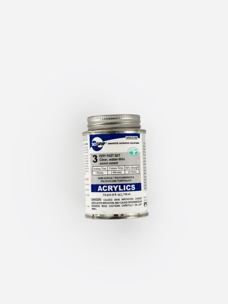 SCIGRIP 3 Acrylic Cement Adhesive