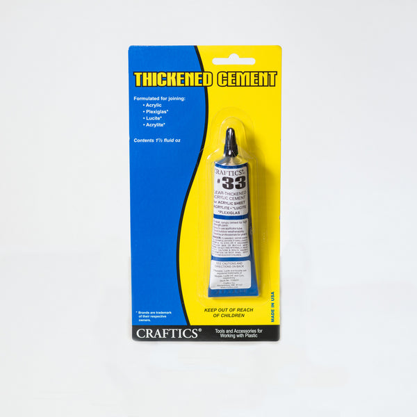 Craftics Thickening Acrylic Cement Glue T&T Plastic Land T&T