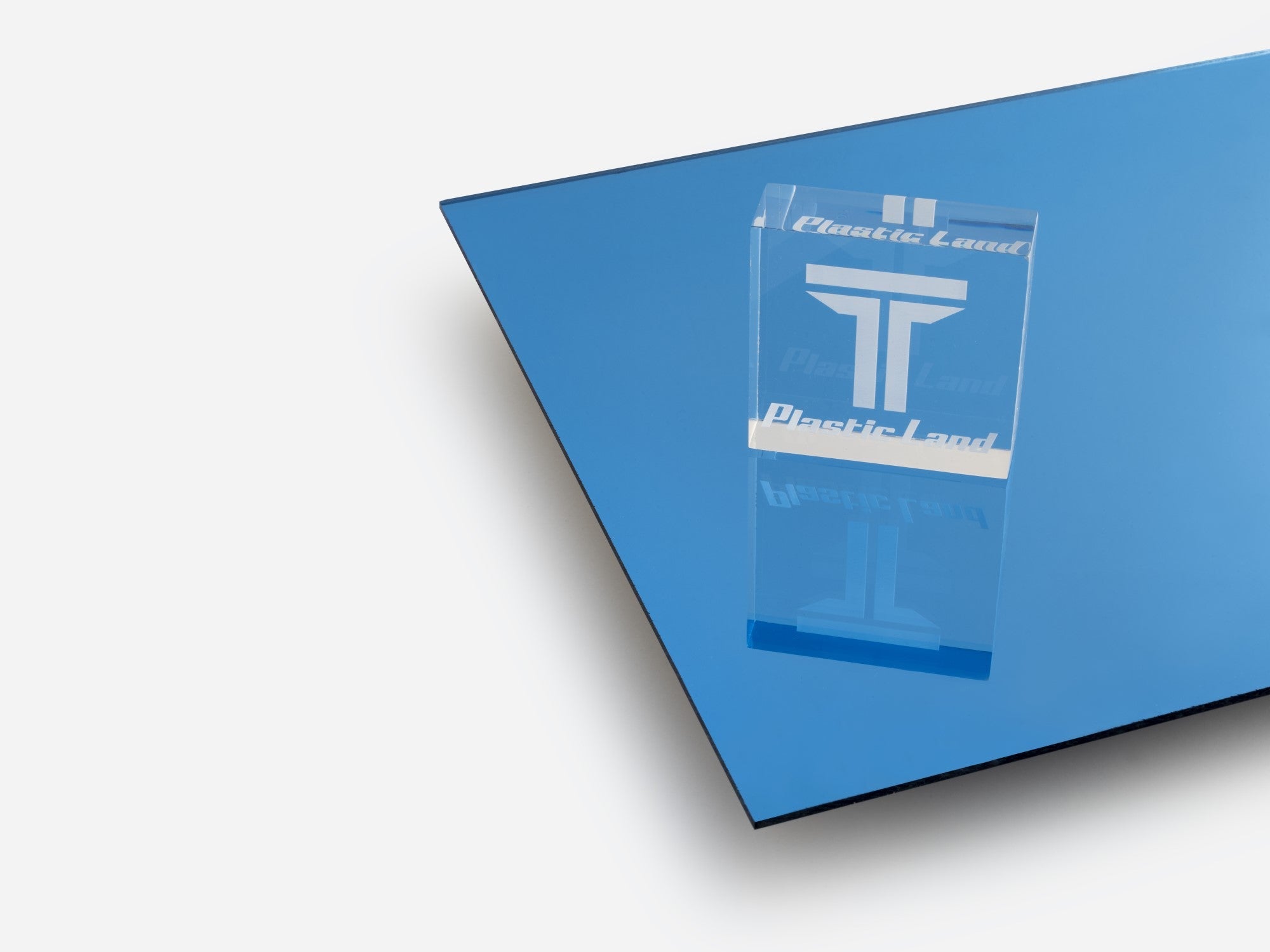 Light Blue 1000 Mirror Acrylic Sheet
