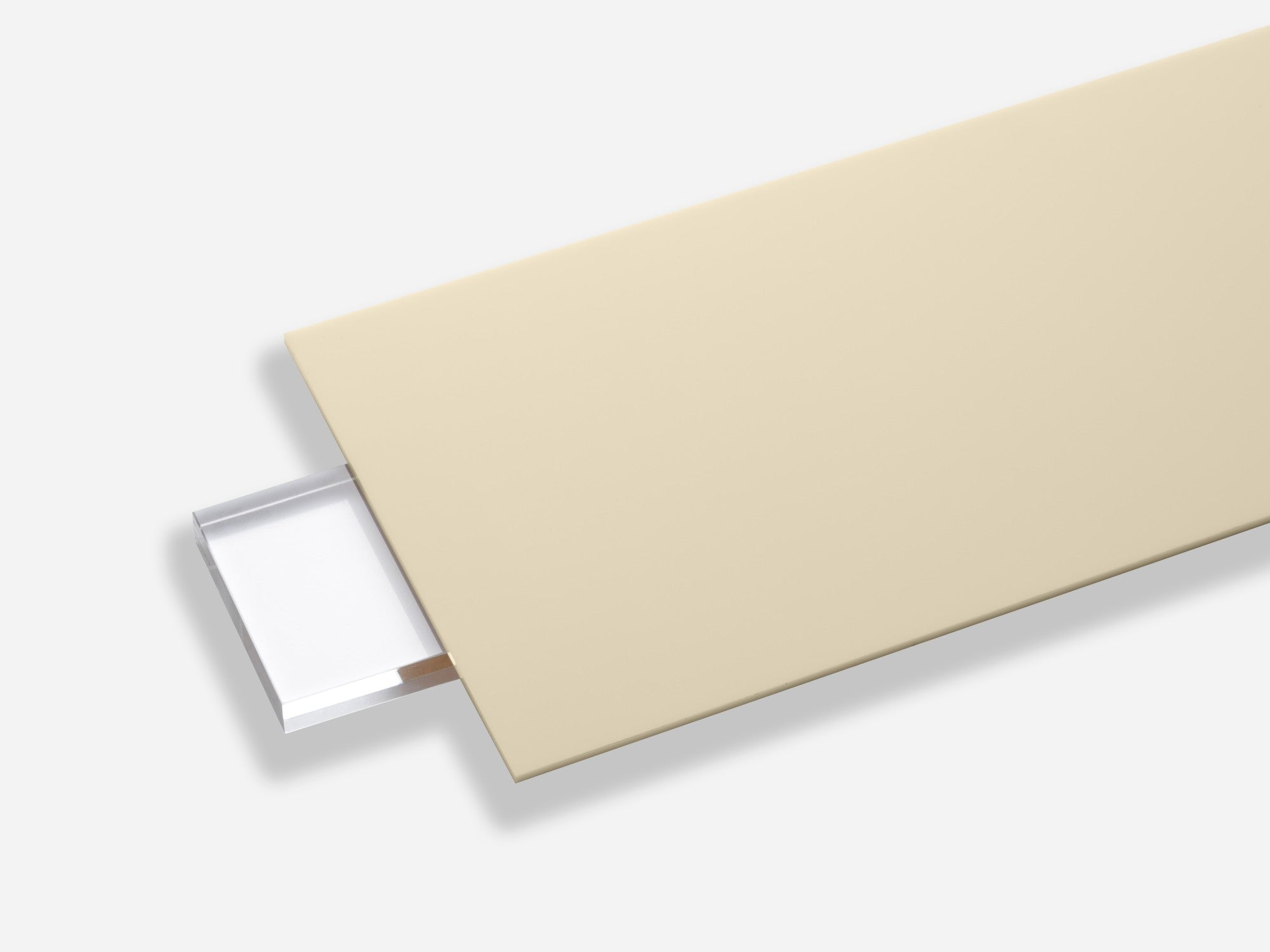 Vanilla Matte/Glossy 643P Pastel Acrylic Sheet