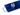 Dark Blue mirror acrylic sheet resting on a clear acrylic support, reflecting a freestanding white T&T logo