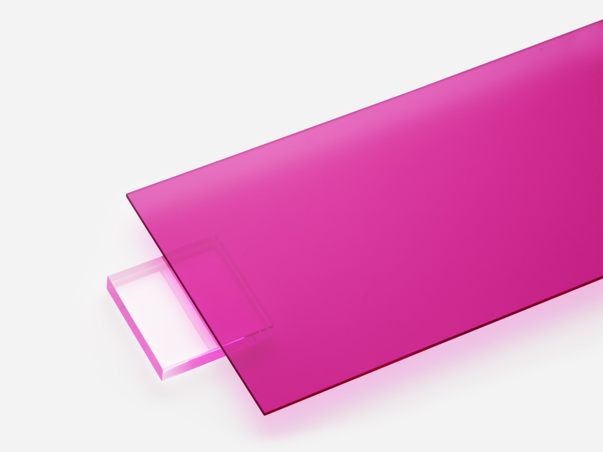 Magenta transparent acrylic sheet