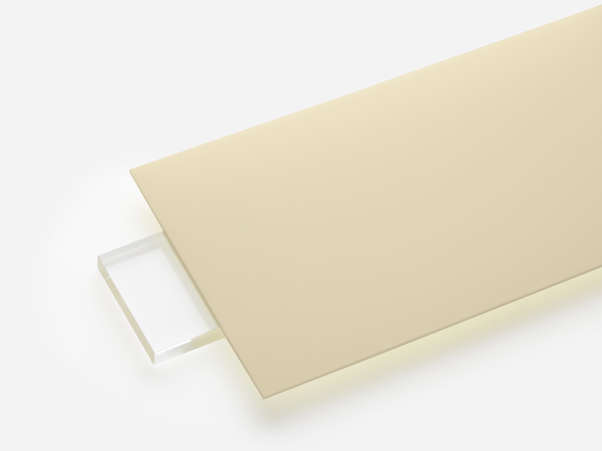 opaque ivory acrylic sheet, color code 2146