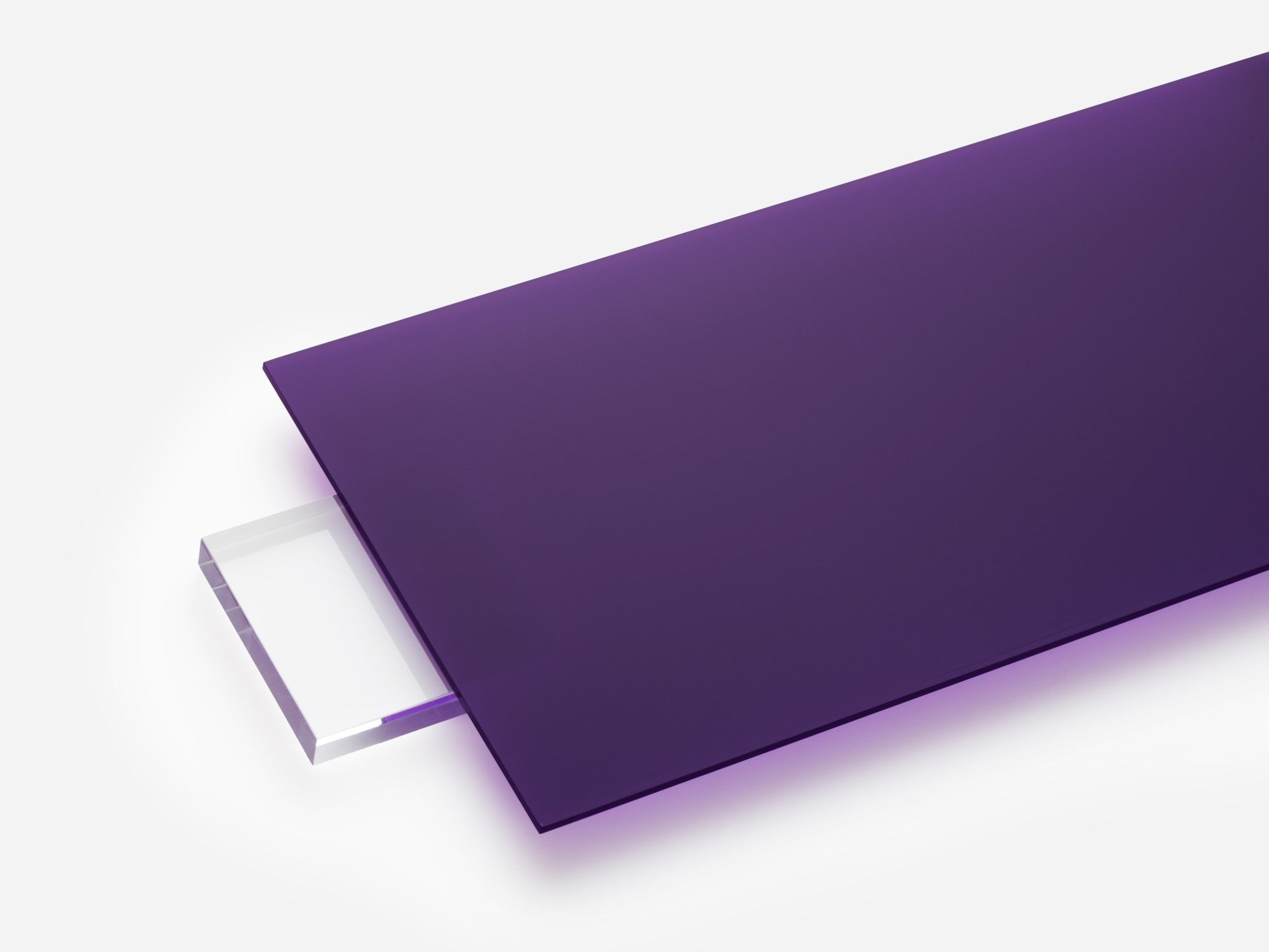Opaque purple acrylic sheet, color code 2287