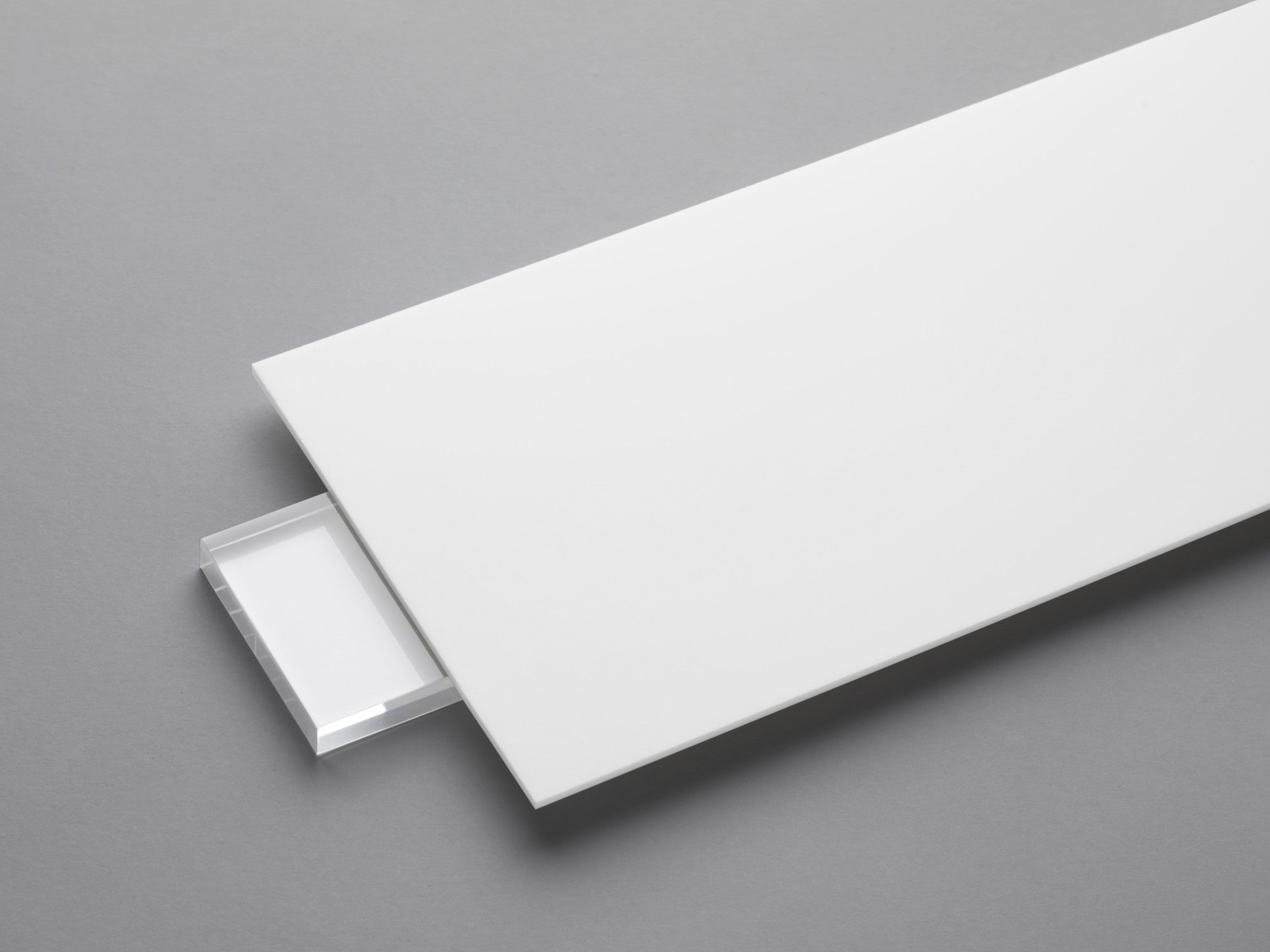 Opaque white acrylic sheet, color code 7508