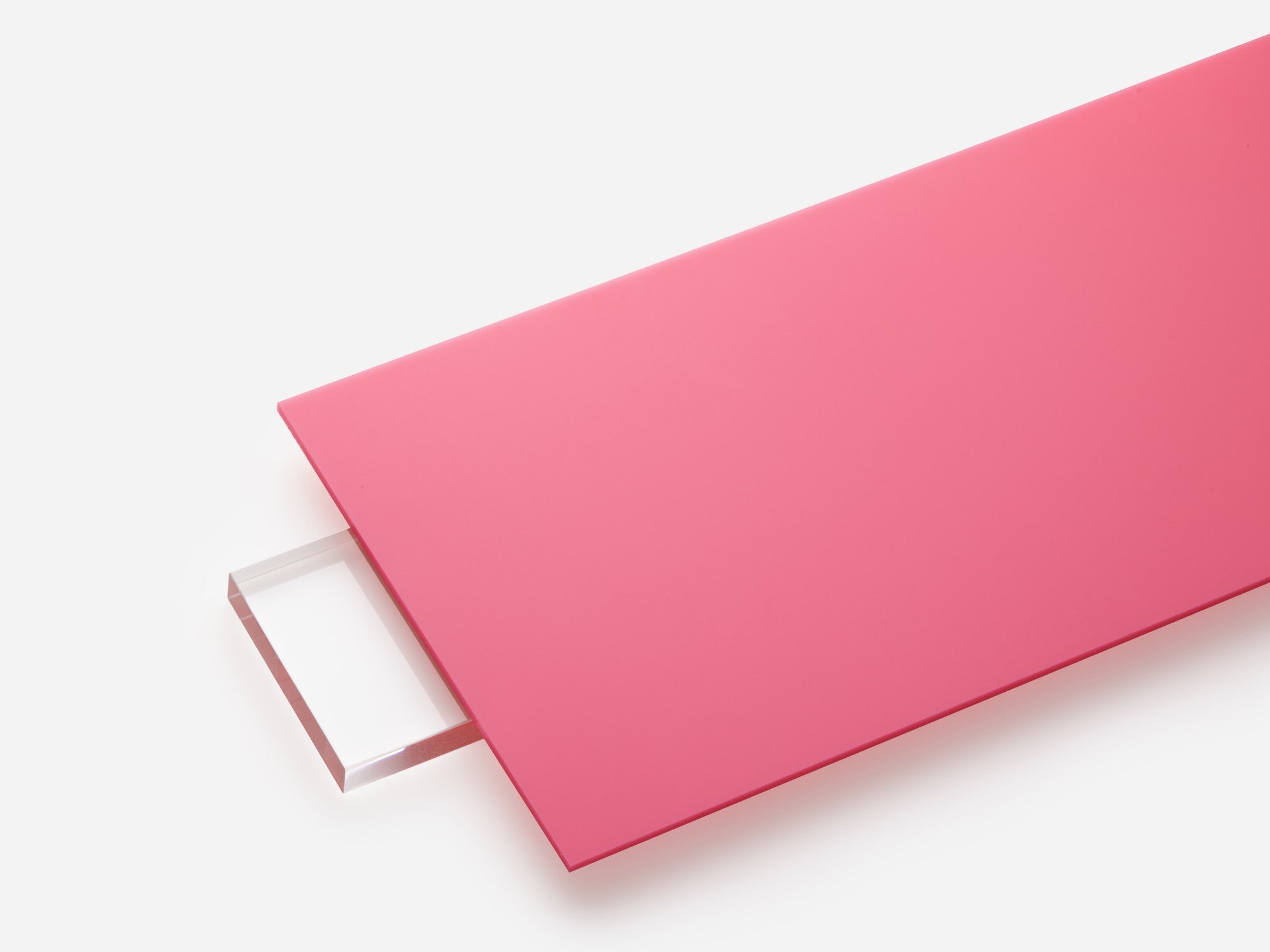 Pink opaque acrylic sheet