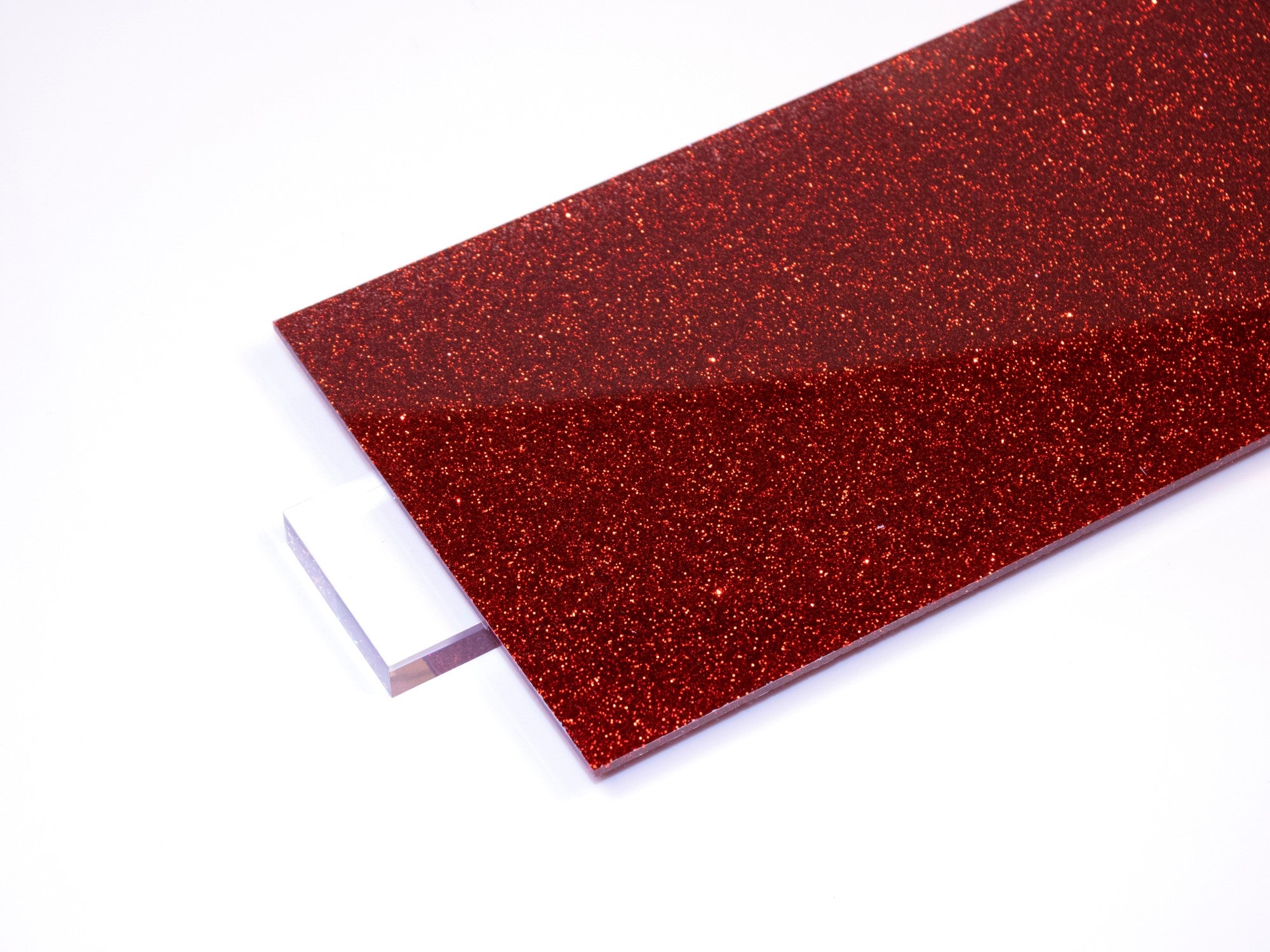 Red 601 Glitter Acrylic Sheet
