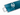Teal mirror acrylic sheet resting on a clear acrylic support, reflecting a freestanding white T&T logo.