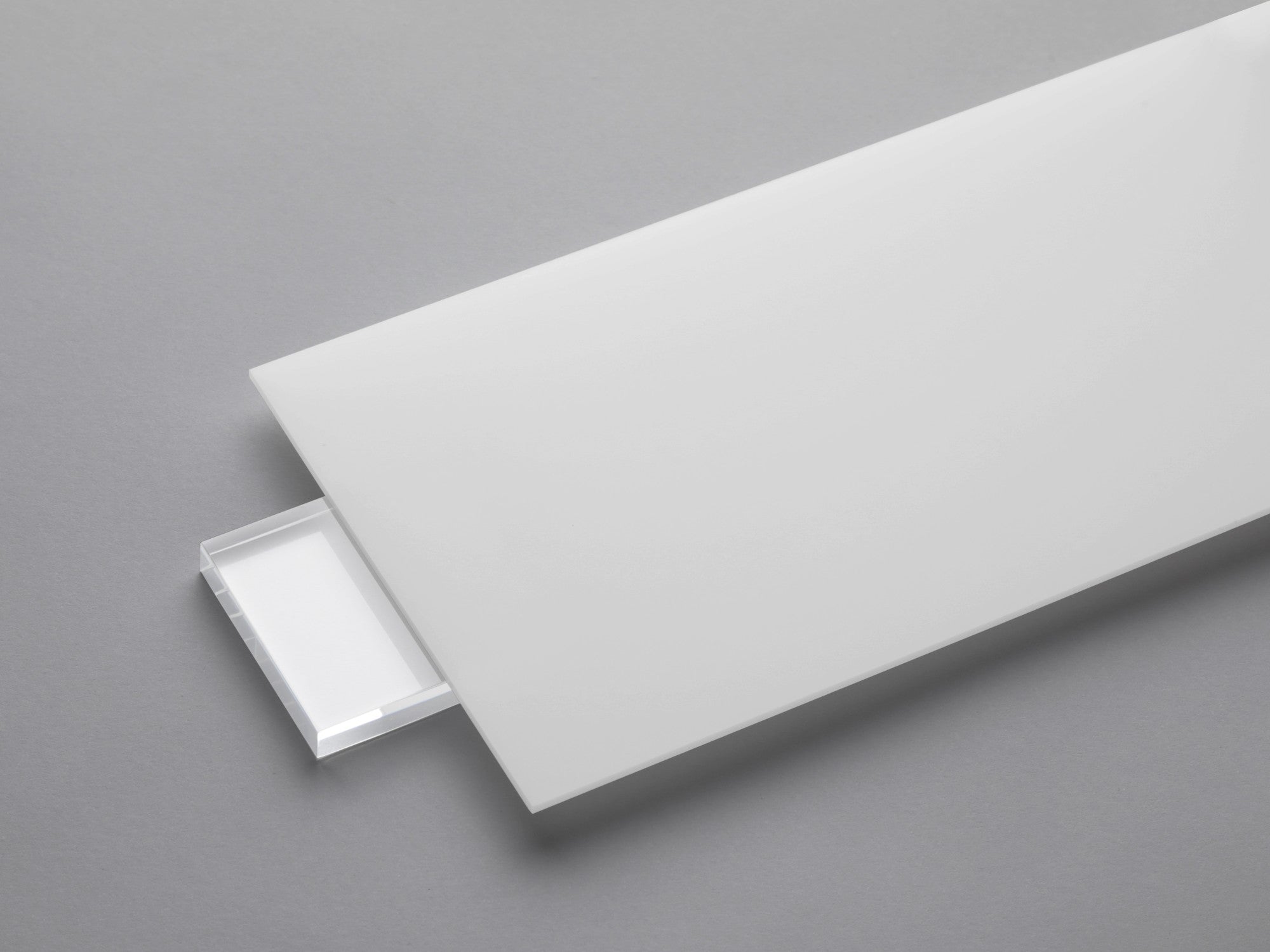 Translucent white acrylic sheet, color code 2447