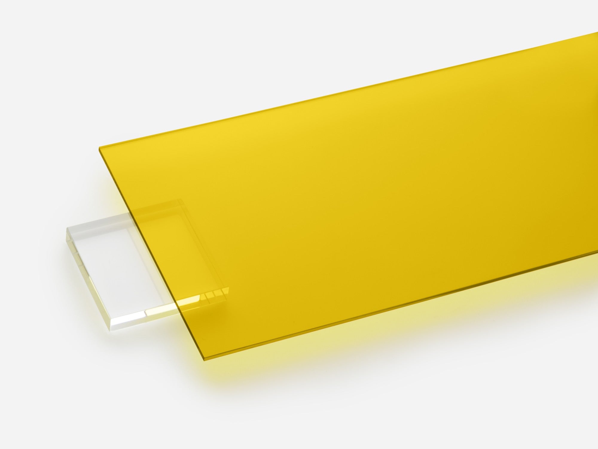 Translucent Yellow Transparent Acrylic Sheets - from 1/16