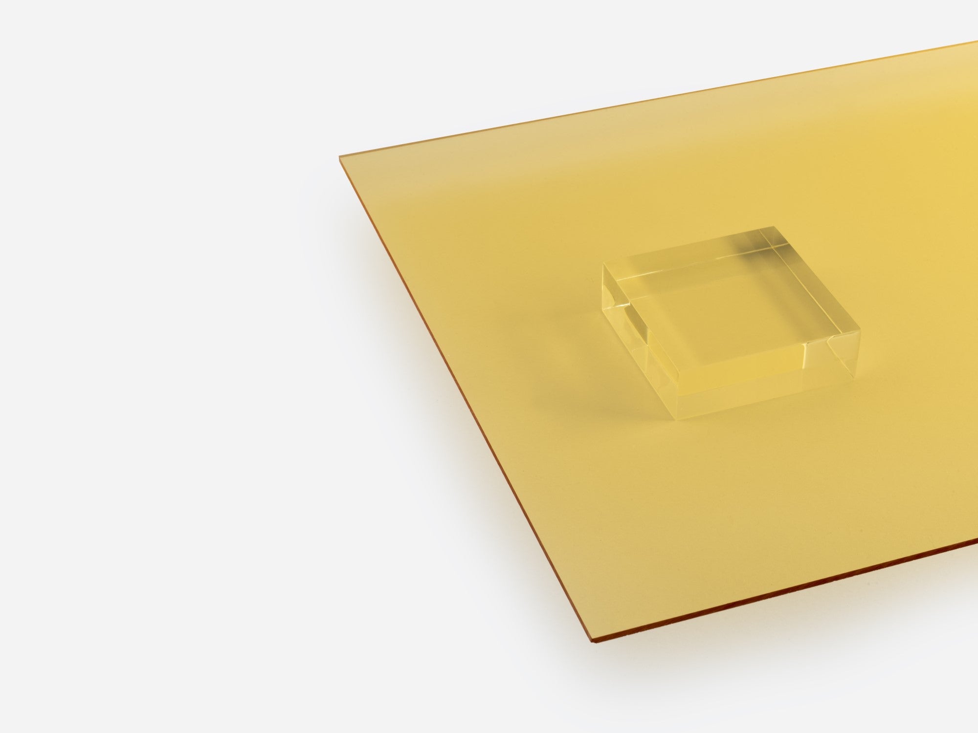 plastic acrylic square gold mirror sheet