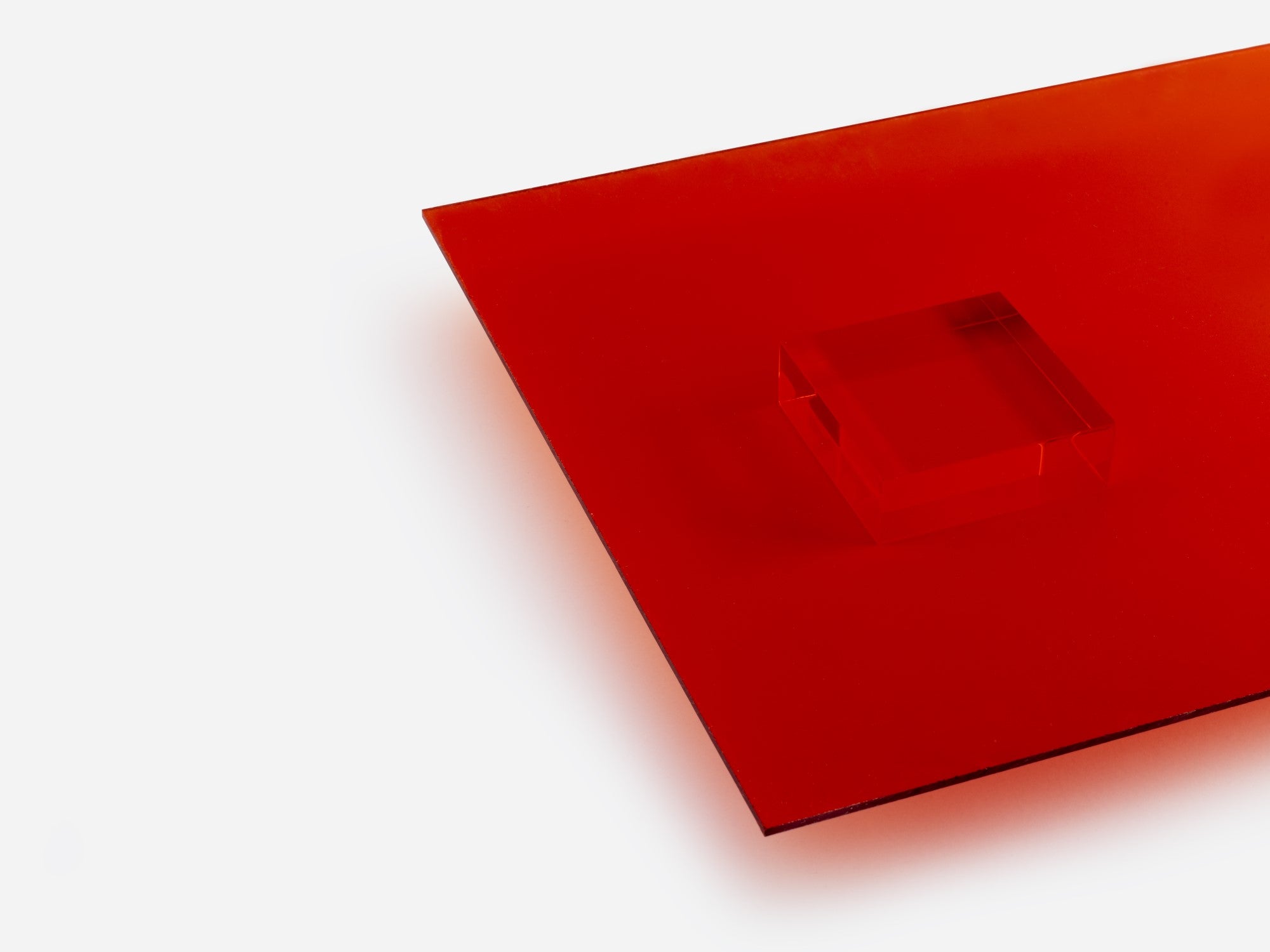 Red 1310 Transparent Acrylic Sheet