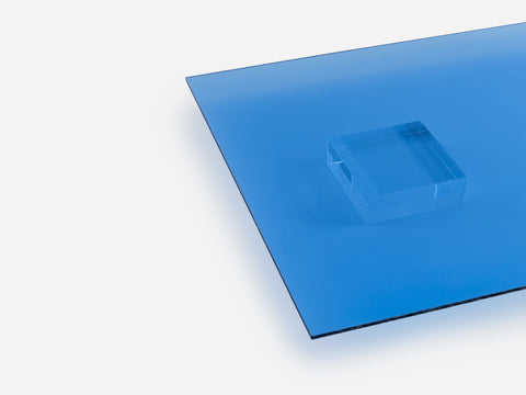Craft Plastic Mirror  Blue Acrylic Sheet - Mobile