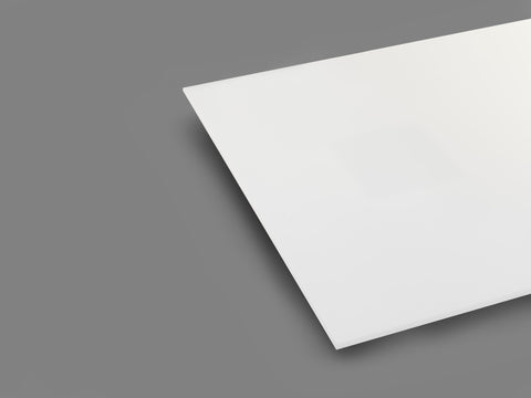 WHITE OPAQUE 7508 P95 MATTE/GLOSSY ACRYLIC SHEET