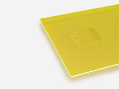 YELLOW FLUORESCENT 9097 ACRYLIC SHEET