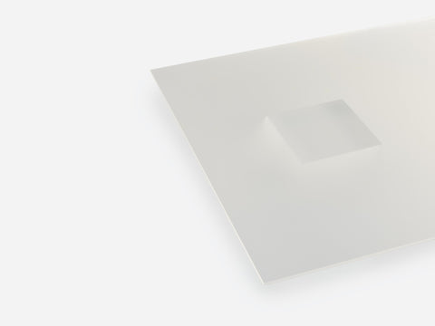 White opaque acrylic sheets - Μουμγιακμάζ Ναταλί