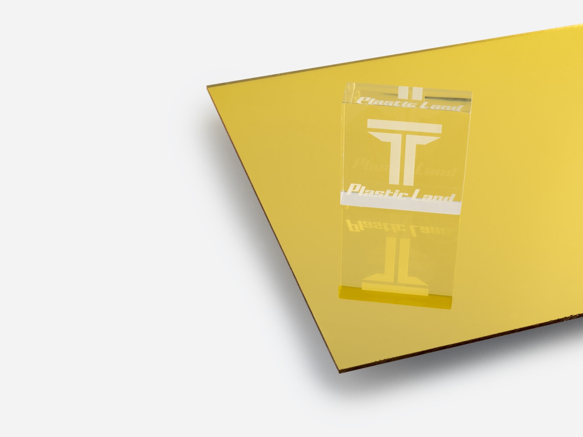 Gold Mirror Acrylic Sheet  Gold Mirror Acrylic Plexiglass – T&T PLASTIC  LAND