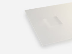 WHITE TRANSLUCENT 2447 P95 MATTE/GLOSSY ACRYLIC SHEET